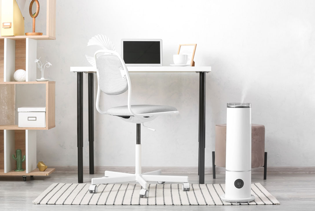 Room-Scale Humidifier in Modern Home